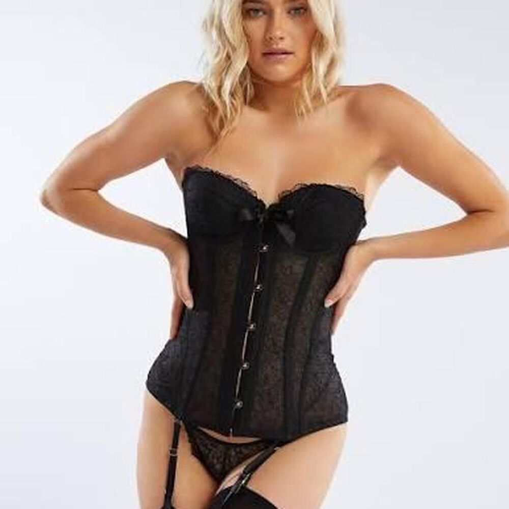 Savage-x-fenty Women's Brown and Grey Corset